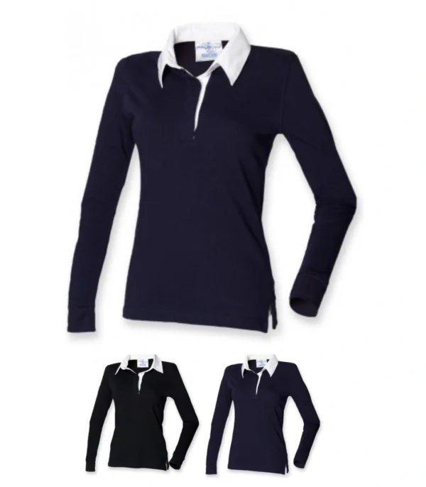 Front Row FR101  Ladies Classic Rugby Shirt